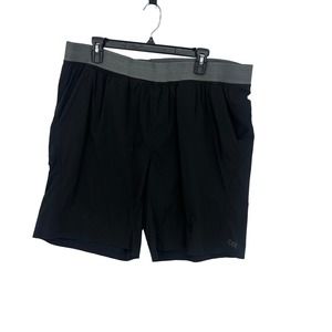 Outdoor Research shorts Men's size XXL black pull on outdoor nylon casual